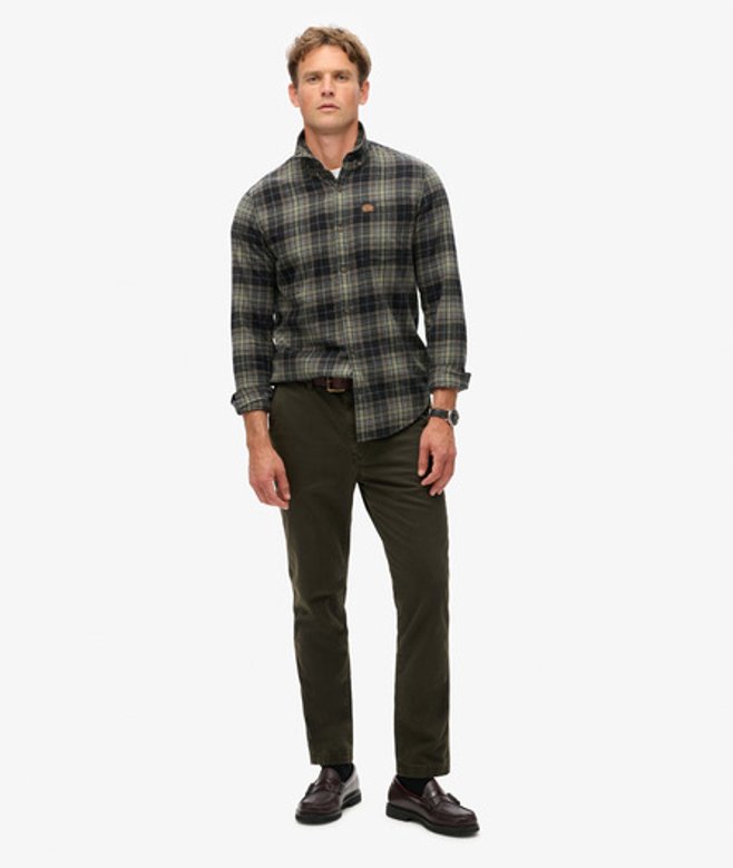 Superdry International Chinobroek Groen