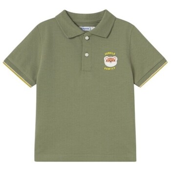 Mayoral Overhemd Lange Mouw  1108 Polo algodón Verde