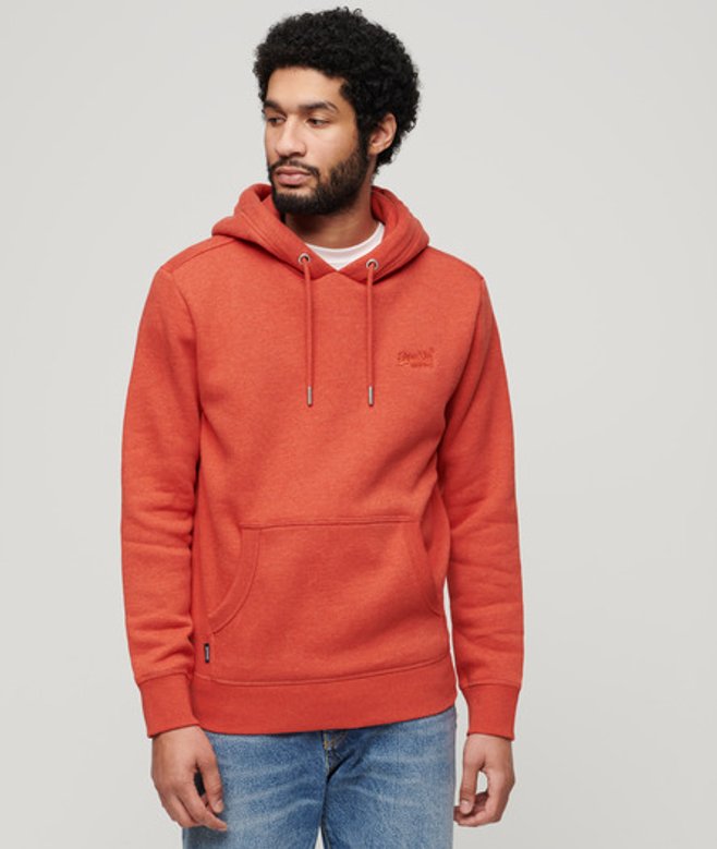 Superdry Essential Logo Hoodie Oranje