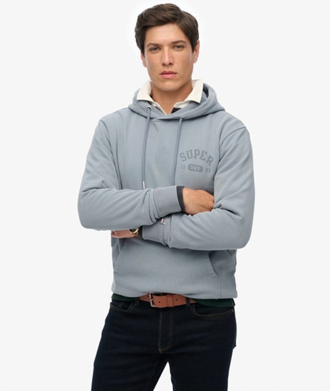 Superdry Athletic Essentials Hoodie Blue