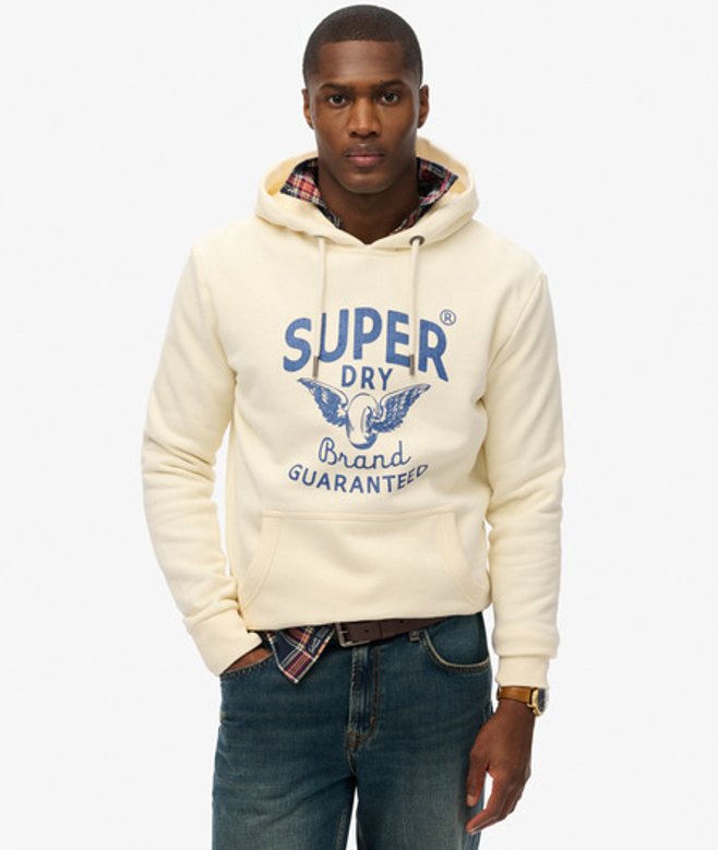 Superdry Dry Brand Hoodie Crème