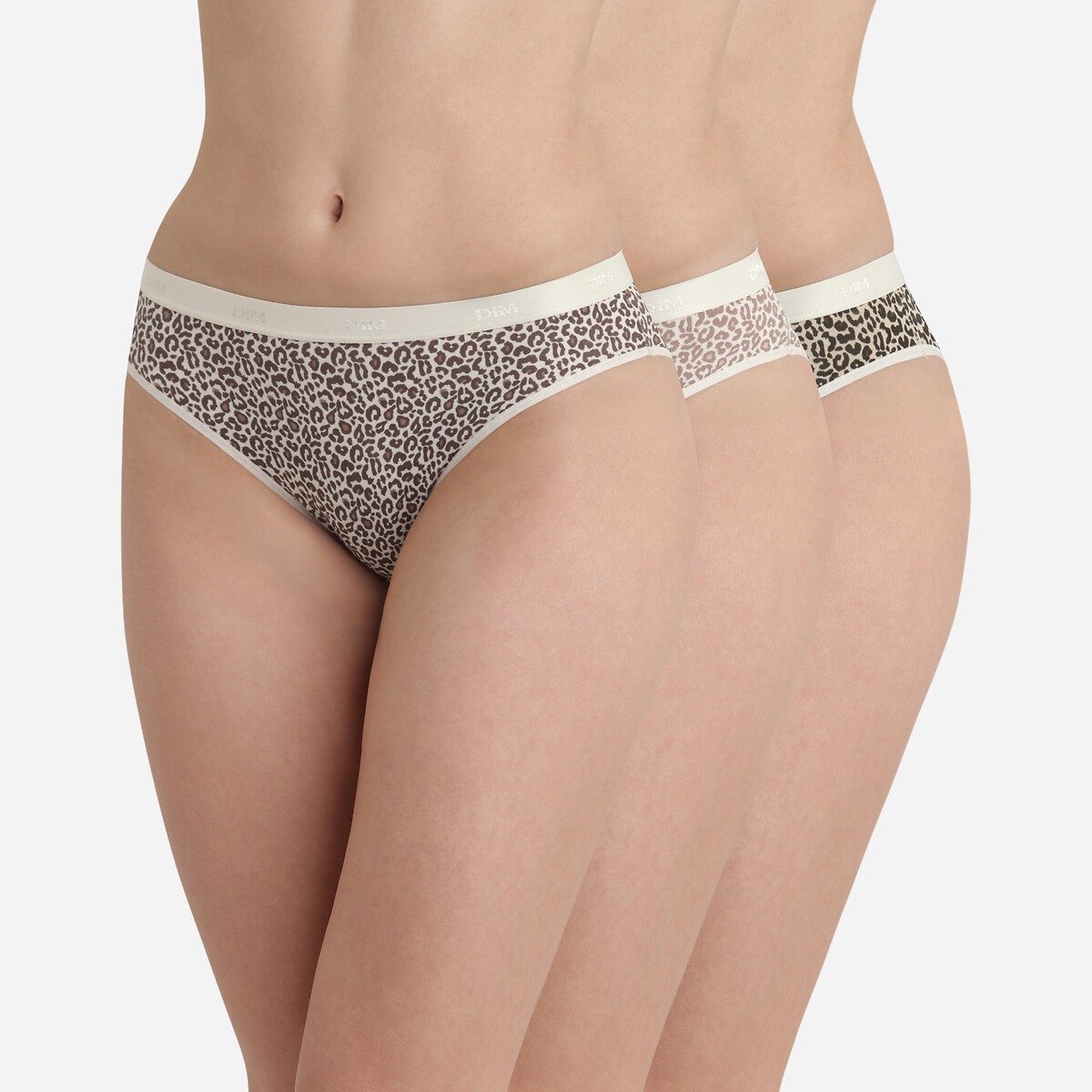DIM Set van 3 slips les pockets stretch katoen