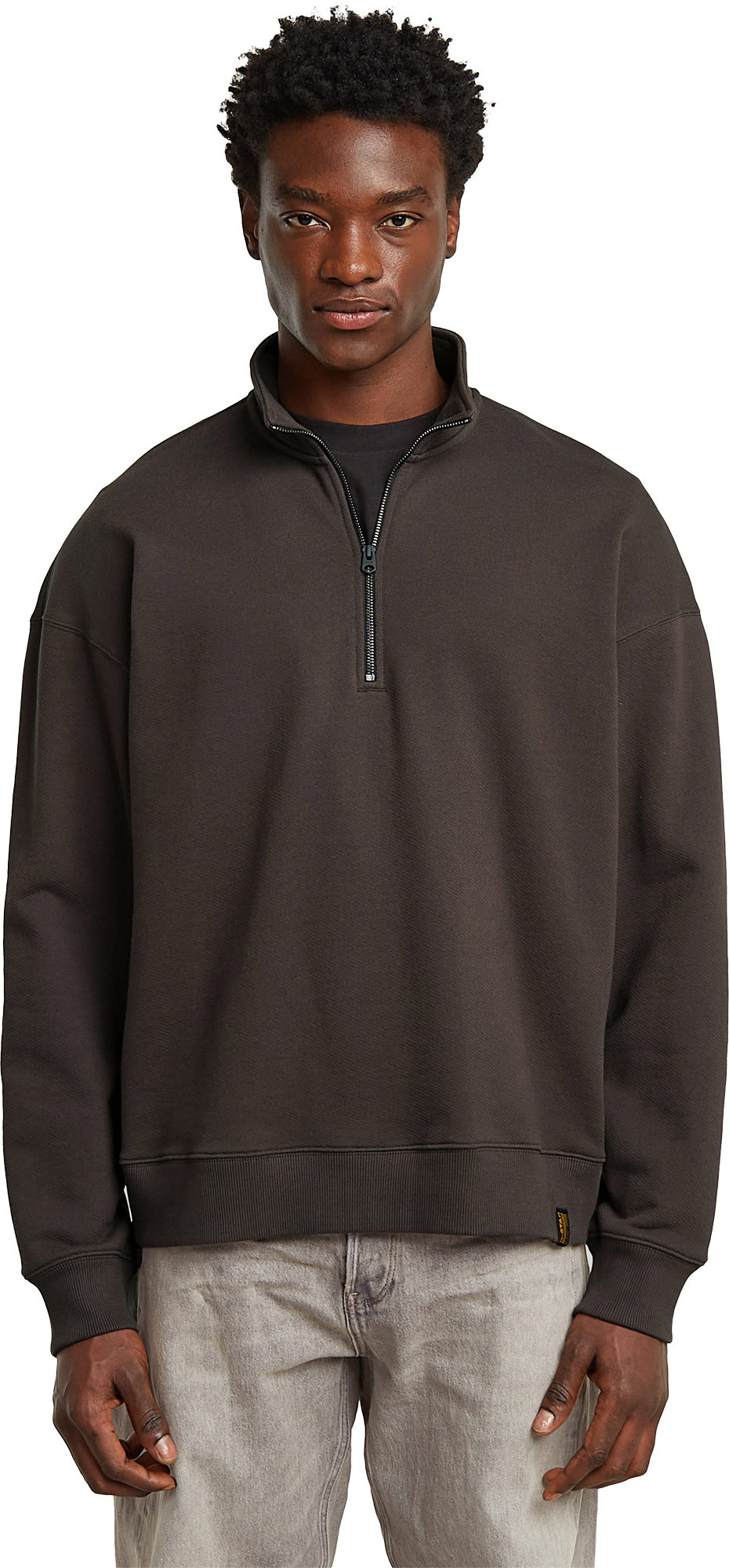 G-Star Essential loose half zip sw