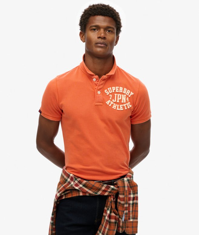 Superdry Vintage Athletic Poloshirt Orange