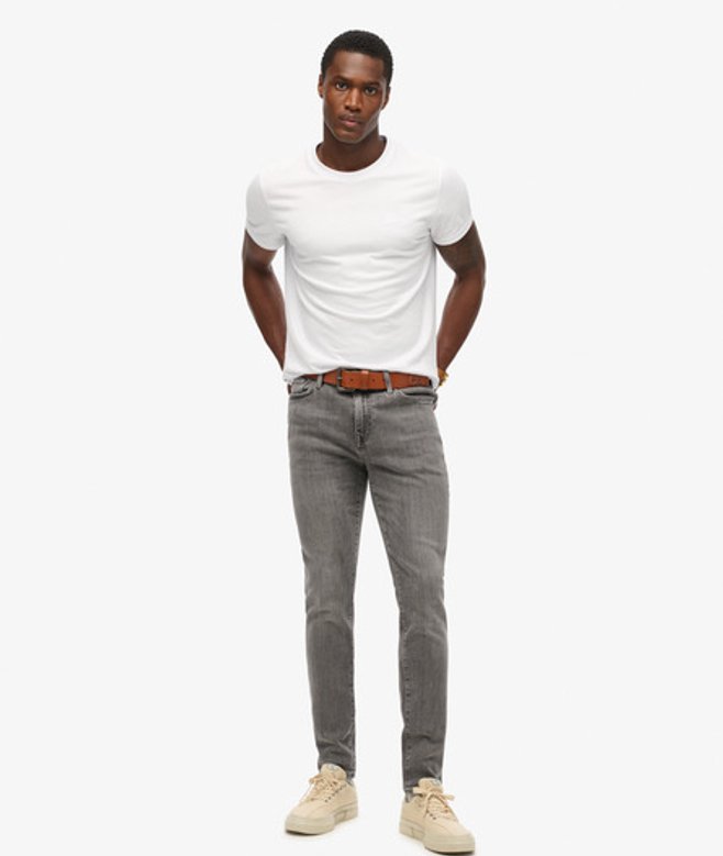 Superdry Vintage Skinny Jeans Grijs