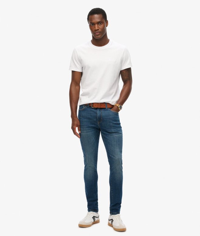 Superdry Vintage Skinny Jeans Blauw