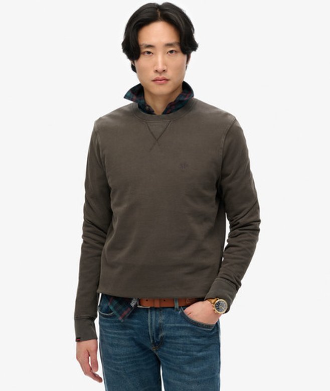 Superdry Classic Essential Sweatshirt Dark Grey