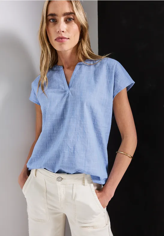 Street One Chambray blouse