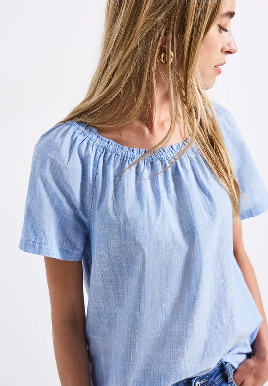Street One Chambray blouse