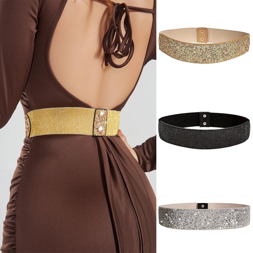 DZhengen Effen kleur strass tailleband glinsterende feestriemen hoge kwaliteit jurk riem voor vrouwen