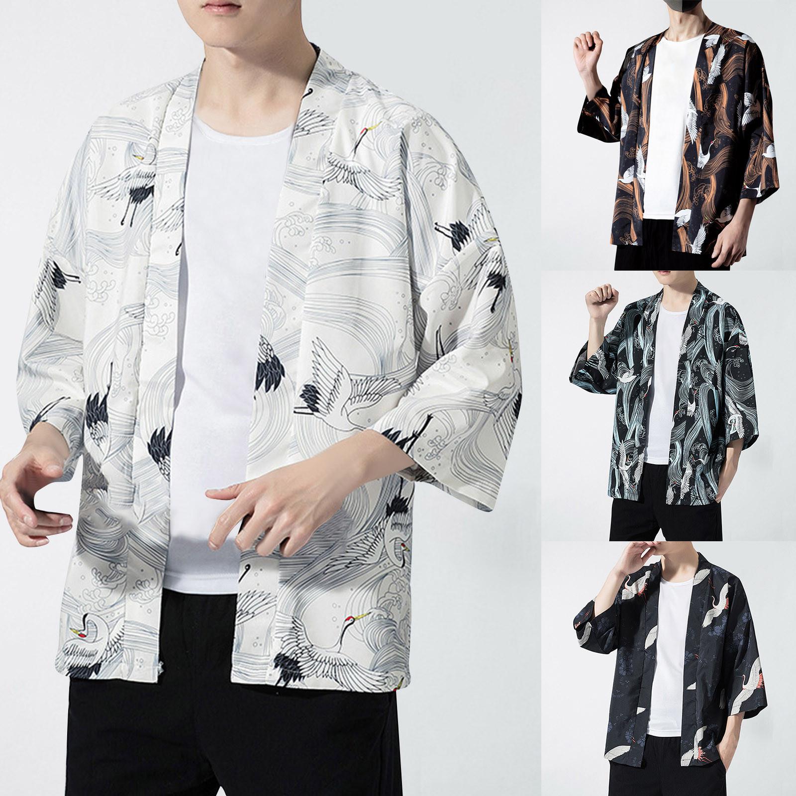 Spicy chicken Mode Heren Casual Comfortabel Vest Print Losse Jas Jas Baggy Tops L
