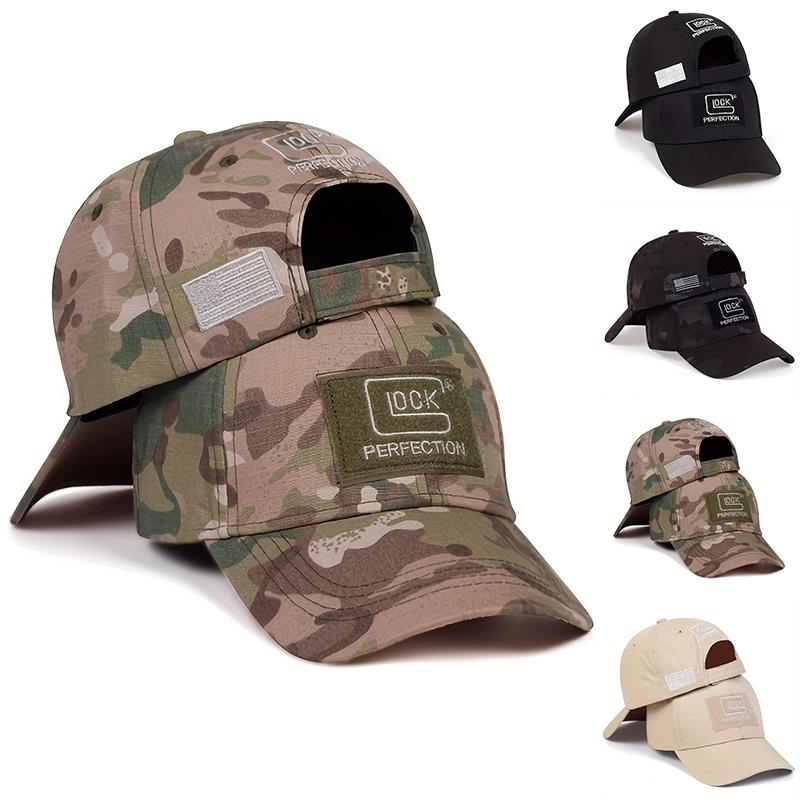 Cap Factory Lente herfst mode decoratie Katoenen baseballpet mannen en vrouwen hiphop petten Outdoor camouflage sportpetten trucker pet zwart
