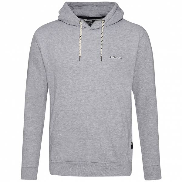Ben Sherman Verhoogd rubber Heren Hoody 0072157G-GRIJS MARL