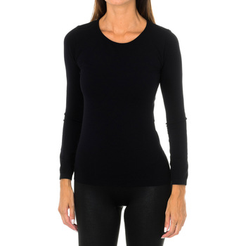 Intimidea T-Shirt Lange Mouw  210262-NERO