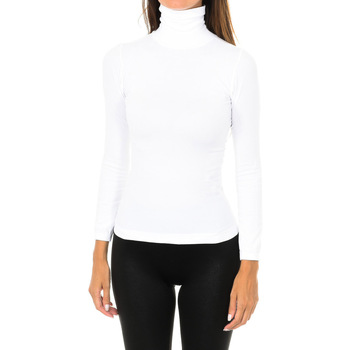 Intimidea T-Shirt Lange Mouw  210277-BIANCO