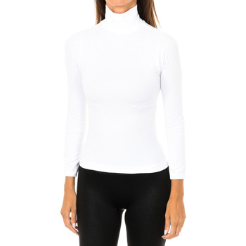 Intimidea T-Shirt Lange Mouw  210396-BIANCO