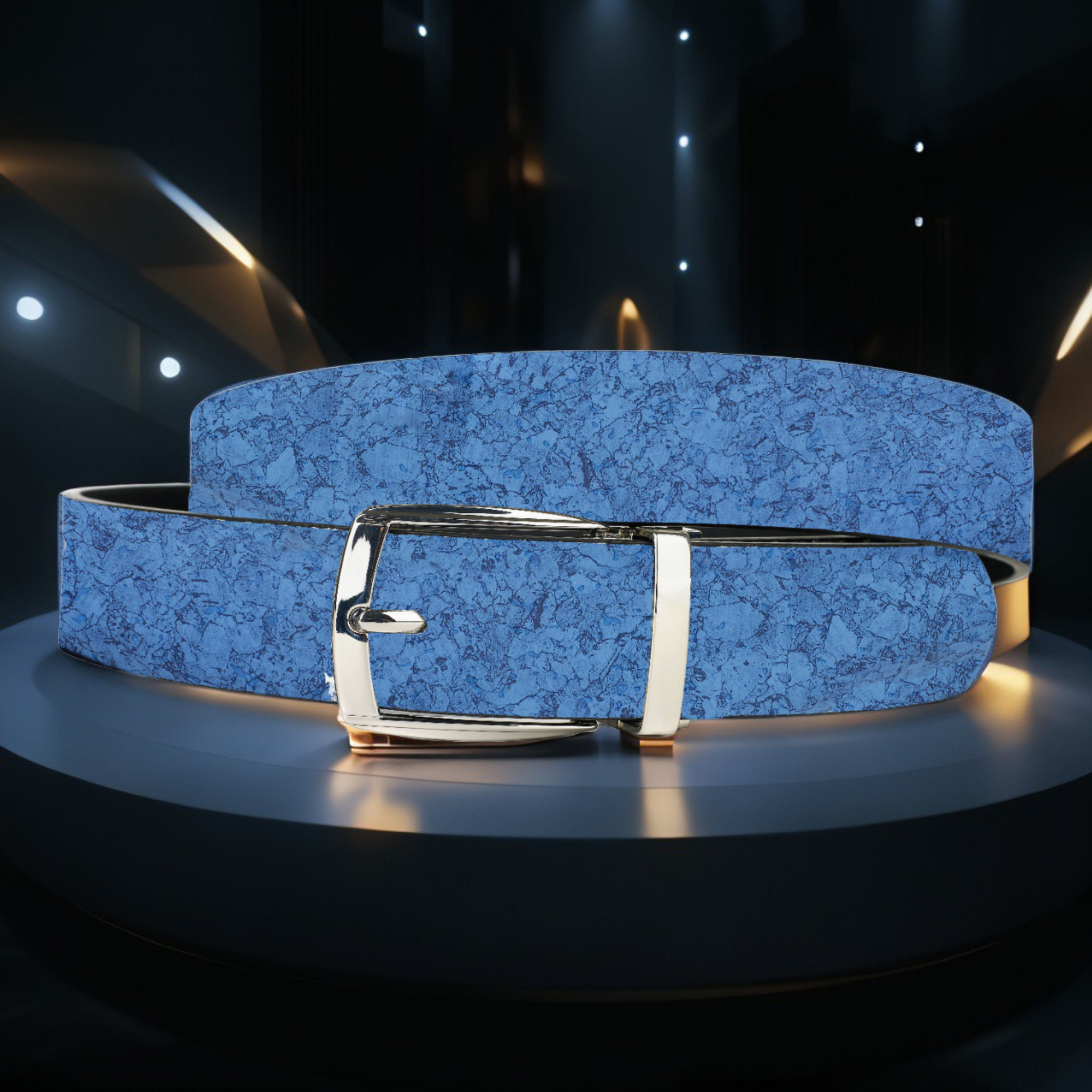 Lureaux Blue Cork . (Riem) - PRE-ORDER  - Nette Riemen Voor Heren