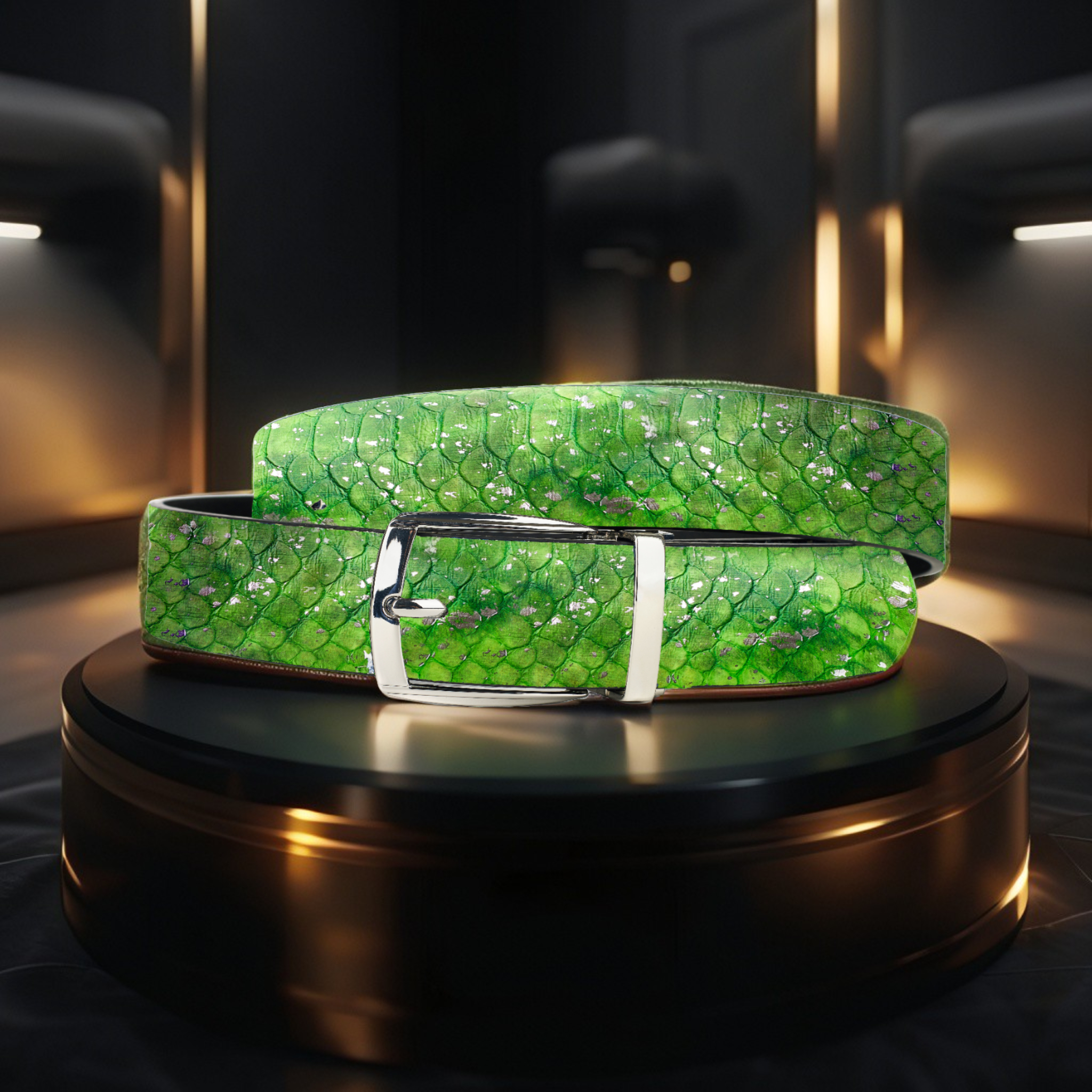 Lureaux Green Mystic Mirage (Riem) - PRE-ORDER  - Nette Riemen Voor Heren