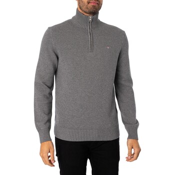 Gant Trui  Casual katoenen breisel met halve rits
