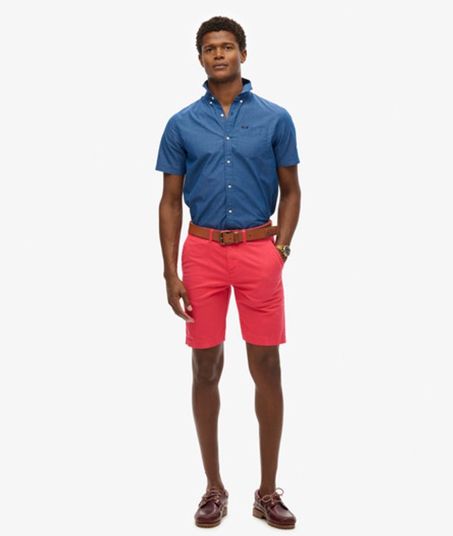 Superdry International Chinoshort Roze