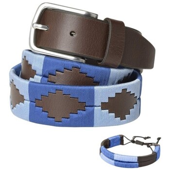 Pelpe Riem  POLO Azul Cinturón argentino FBM Azul