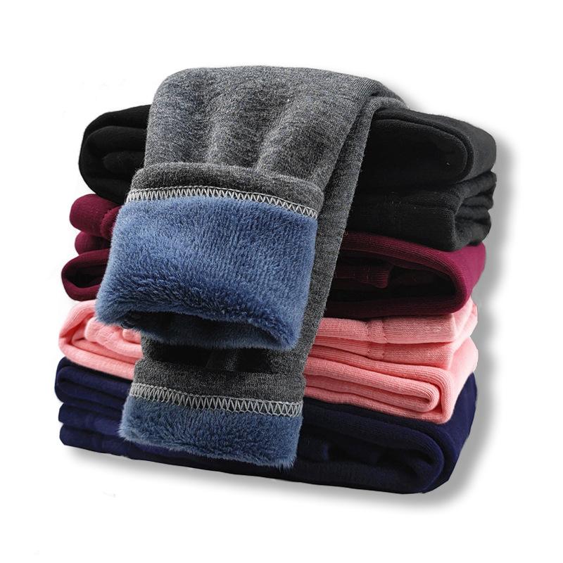 Topzeros Meisjesbroeken Kinderen Jongens Dikke warme broeken Winter Kinderbroeken Meisjesleggings Babykleding 150 Vloot