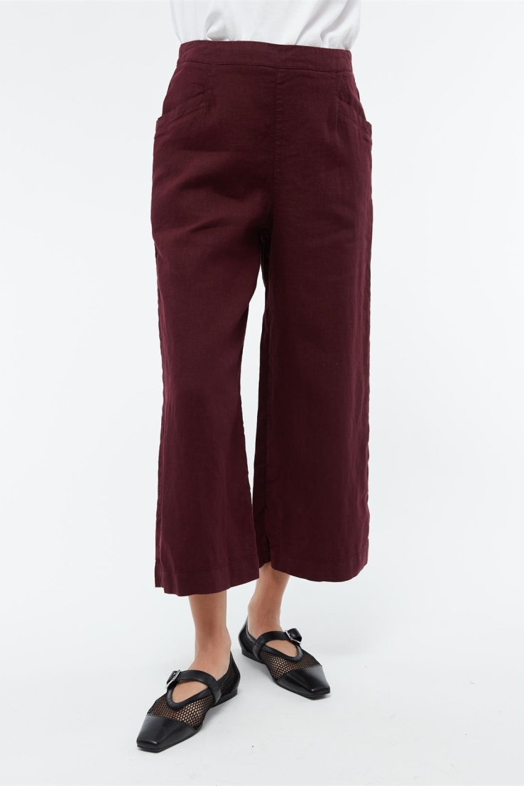 Givn Damen vegan Culotte Fay Burgundy