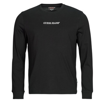 Guess T-Shirt Lange Mouw  GJ LS CN SLIM LOGO EMBRO TEE