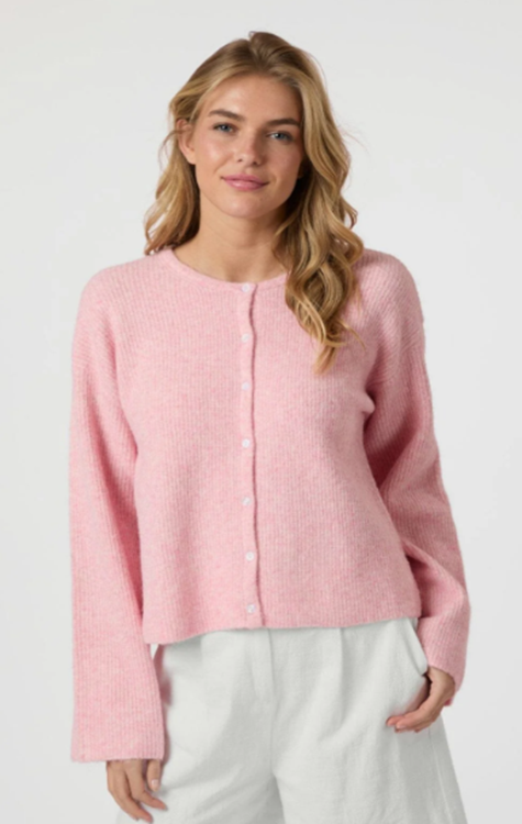 Neo Noir Vilja knit Cardigan Pink