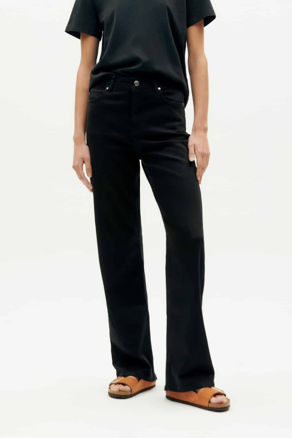 Thinking mu Damen vegan Jeans Theresa Schwarz