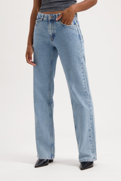 Kuyichi Damen vegan Jeans Lena Locker Heritage Blau