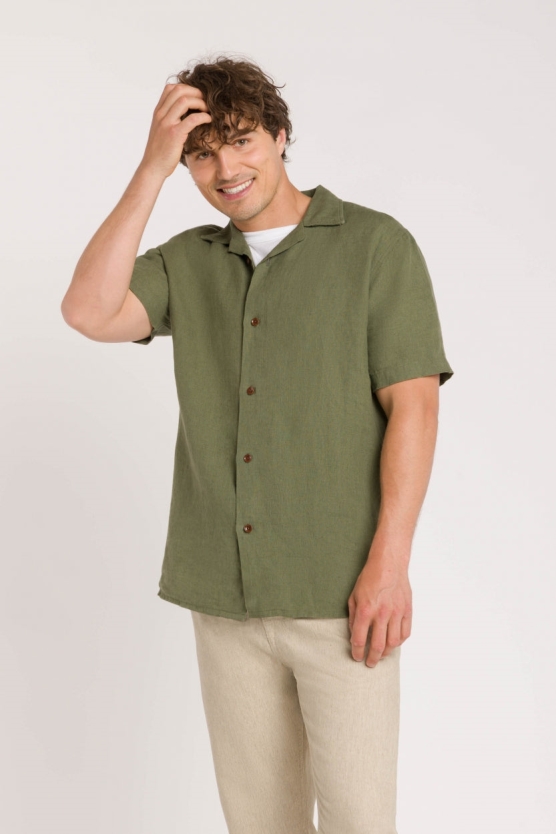 Kings Of Indigo Herren vegan Shirt Balder VierblÃ¤ttriges Kleeblatt GrÃ¼n