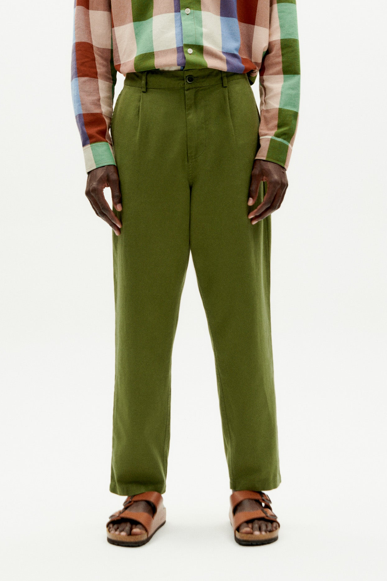 Thinking mu Herren vegan Hose Moero GrÃ¼n