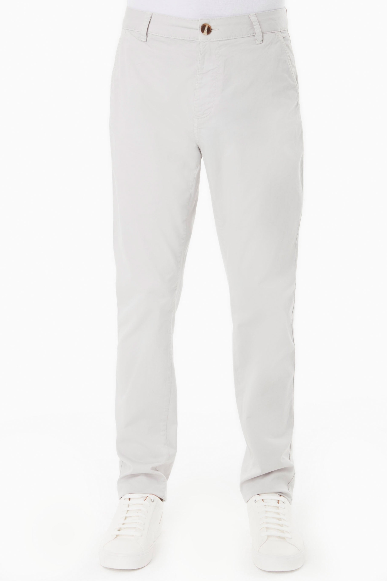 ORGANICATION Herren vegan Hose Slim Fit Hellgrau