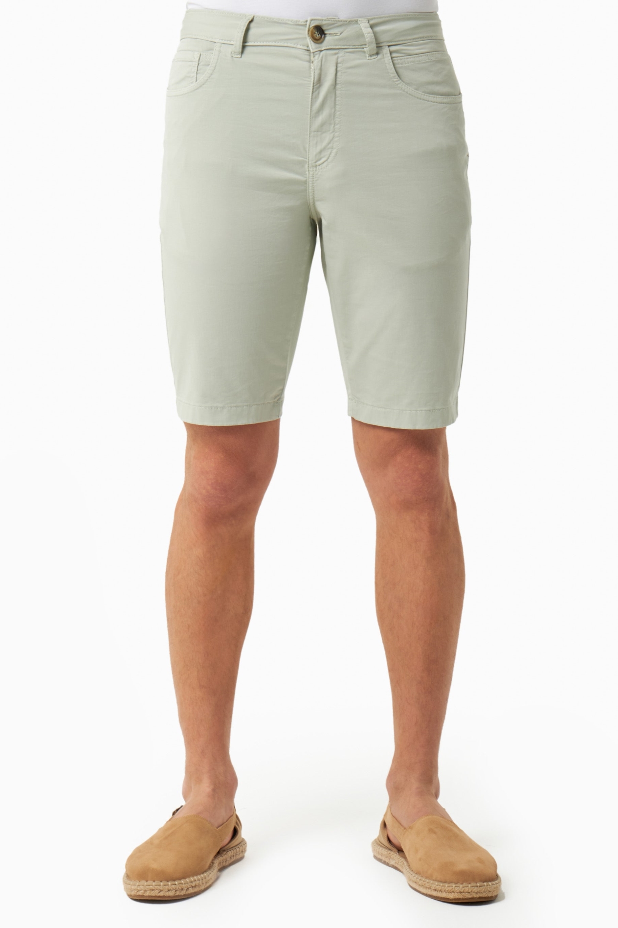 ORGANICATION Herren vegan Shorts Regular Fit MoosgrÃ¼n