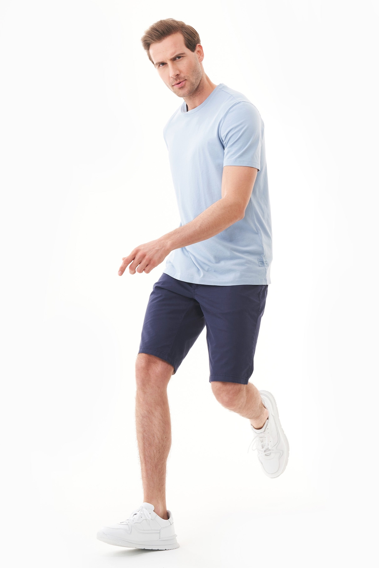 ORGANICATION Herren vegan Slim-Fit Chino-Shorts Aus Bio-Baumwolle