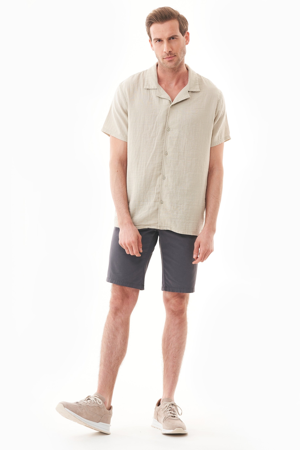 ORGANICATION Herren vegan Regular-Fit Shorts Aus Bio-Baumwolle