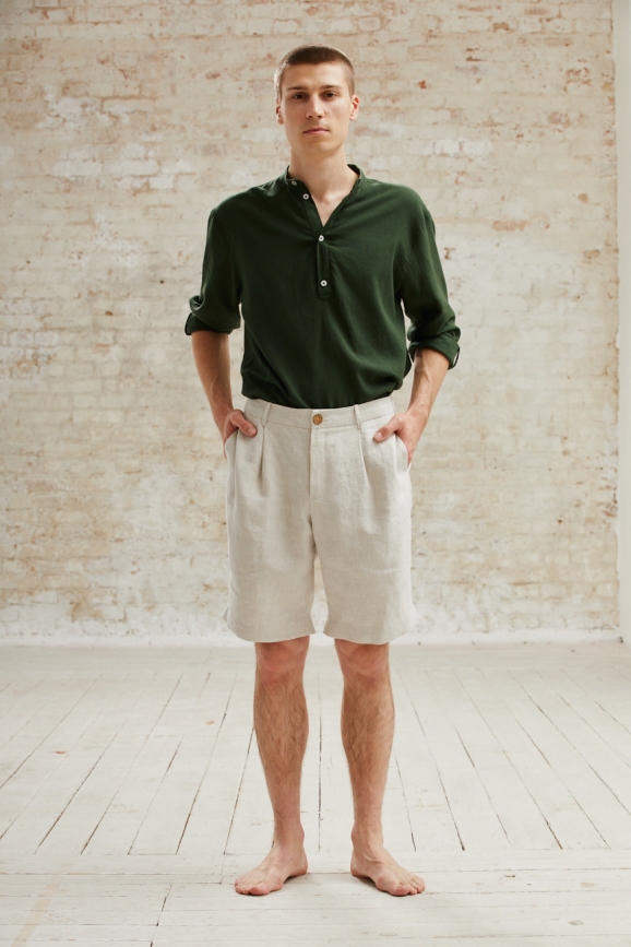 Jyoti Fair Works Herren vegan Shorts Heet Greige