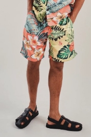 KOMODO Herren vegan Shorts Tom Tropical Multicolour