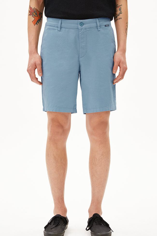 ARMEDANGELS Herren vegan Shorts Daalos Pigment Blau