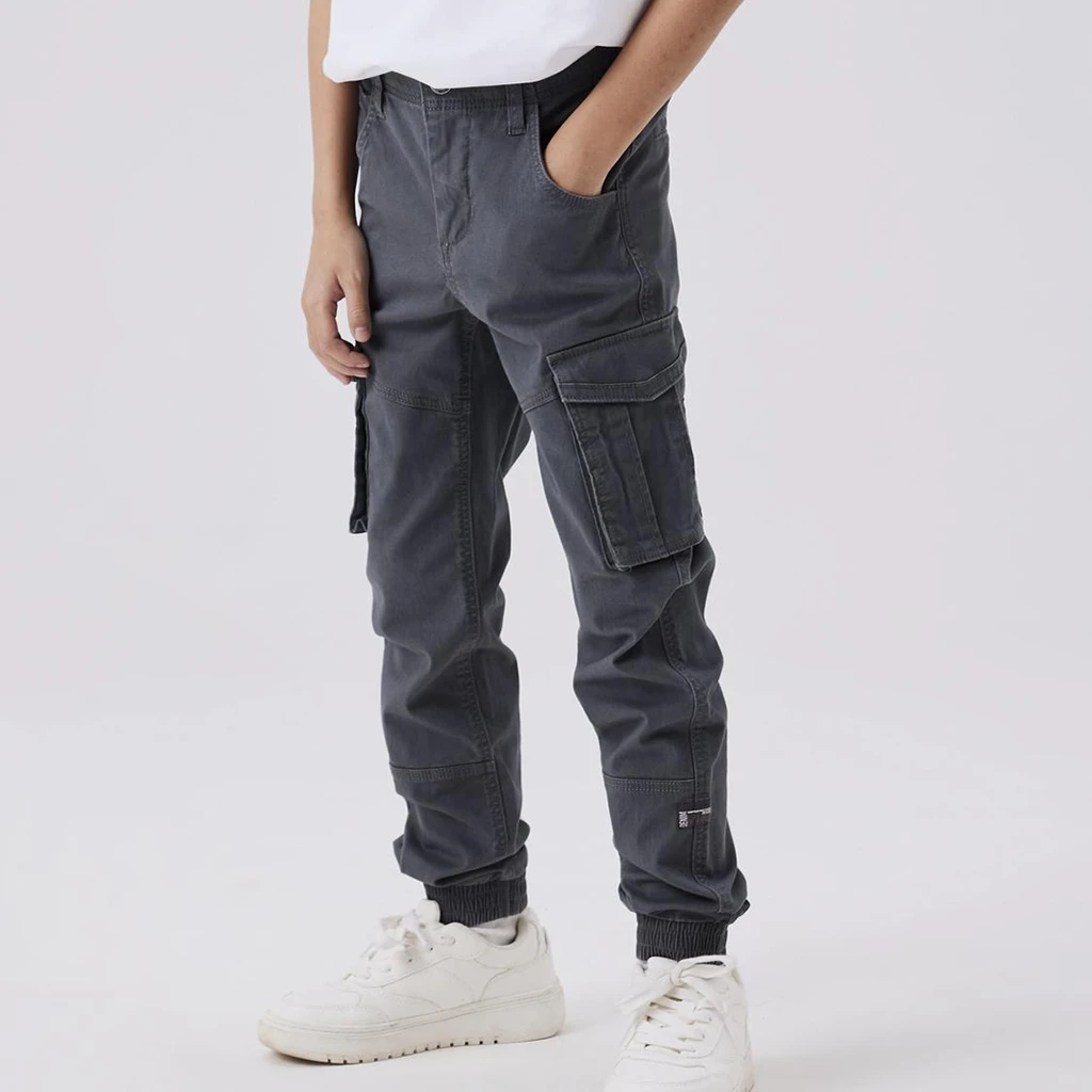 Name It-collectie Broek cargo twill Ryan (lava smoke)