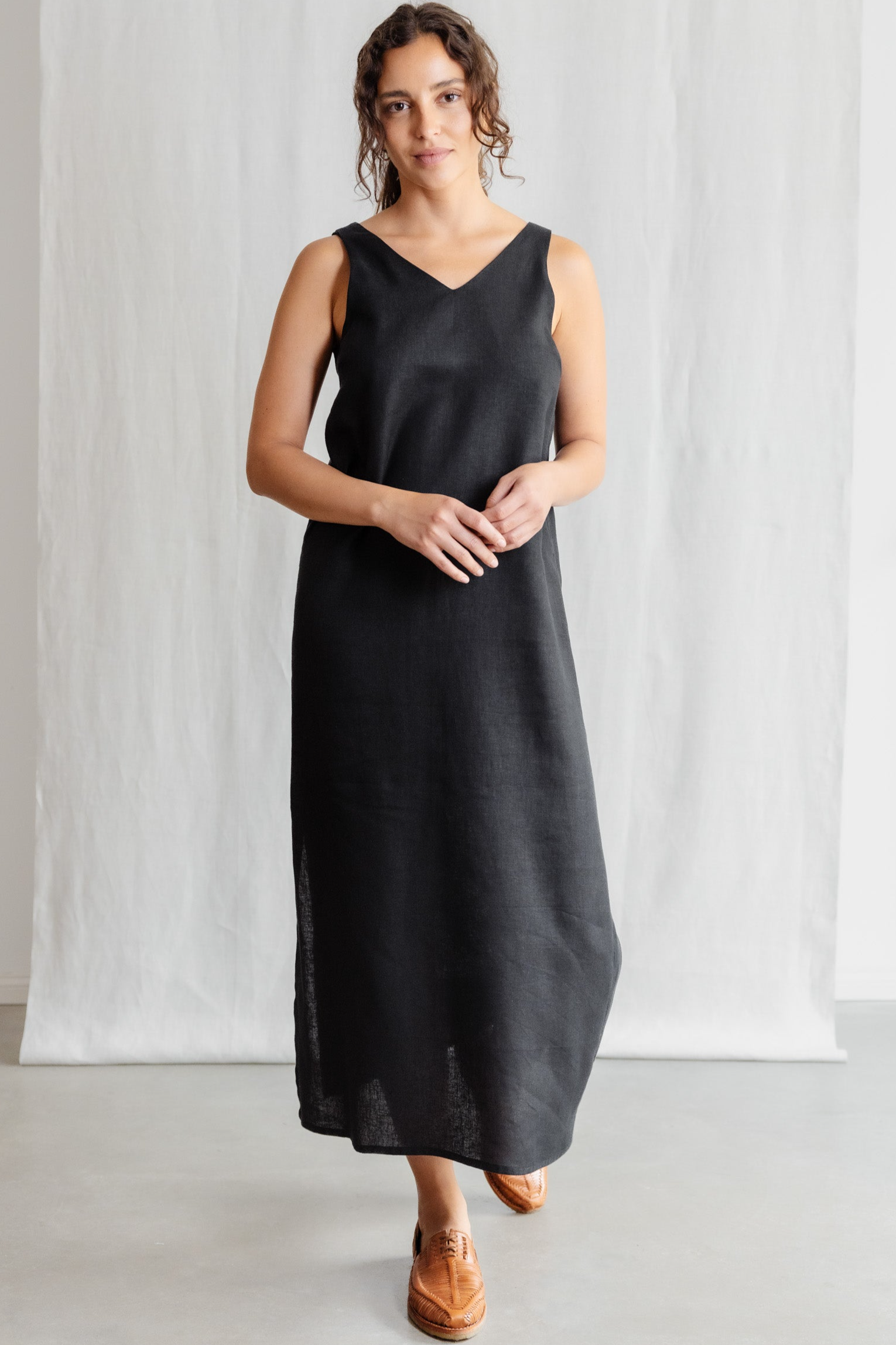 Jyoti Fair Works Damen vegan Kleid Arohi Black