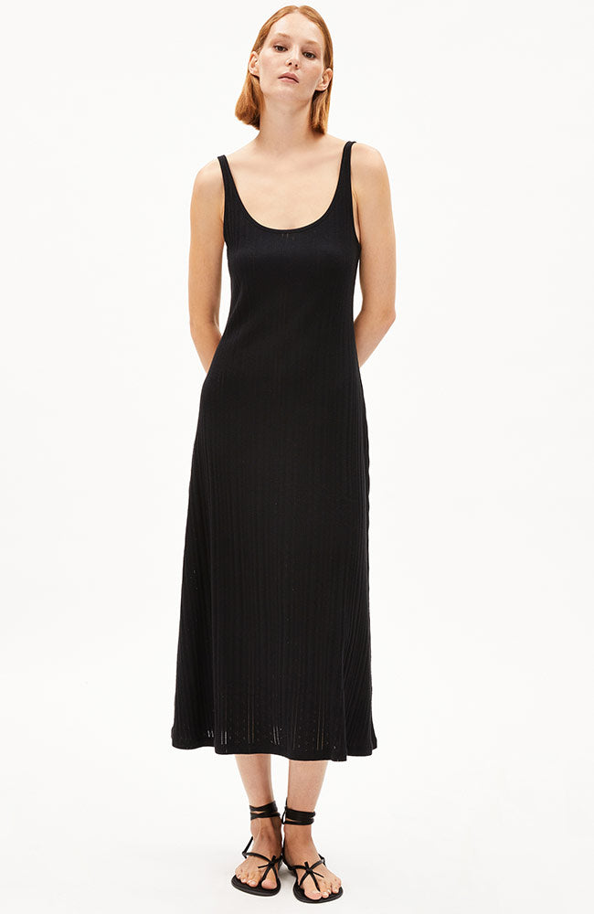ARMEDANGELS Damen vegan Kleid Ekenaa Schwarz
