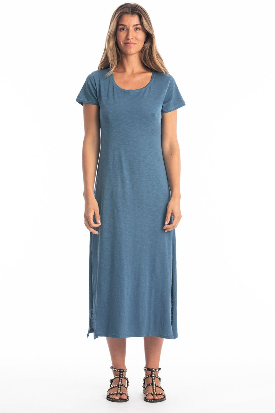 RAVENS VIEW IBIZA Damen vegan Kleid Uma Blau