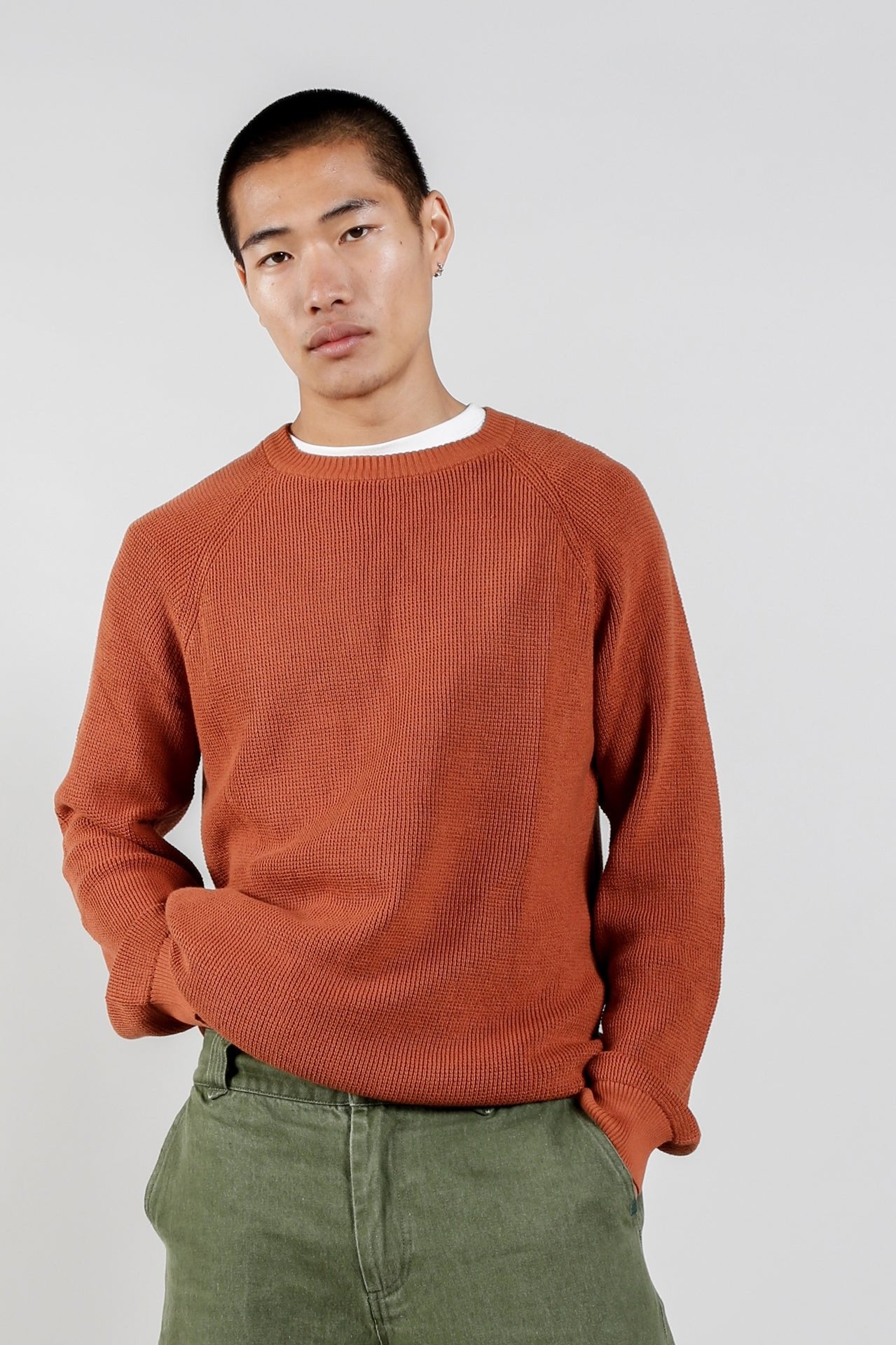 KOMODO Herren vegan Jumper Nebel Orange