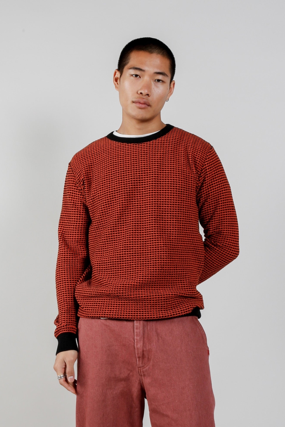 KOMODO Herren vegan Pullover Hasan Orange
