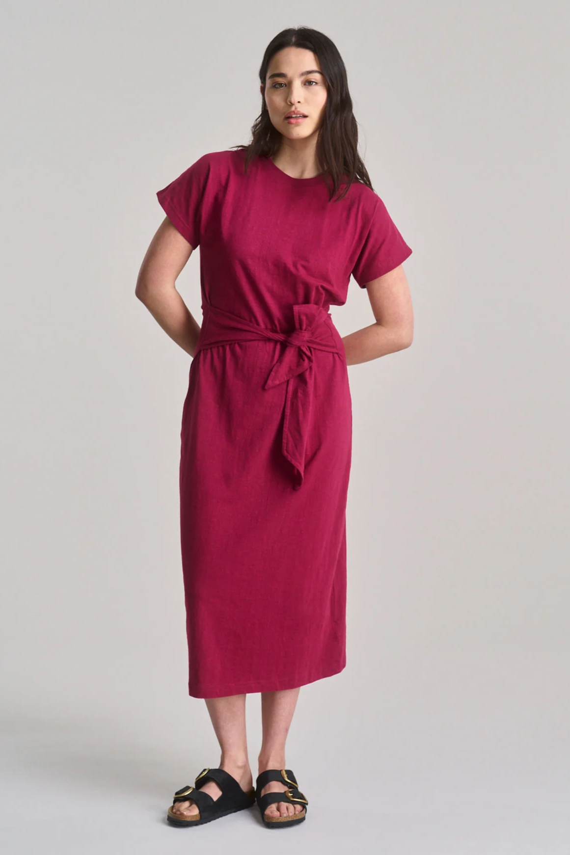 KOMODO Damen vegan Kleid Fonda Berry