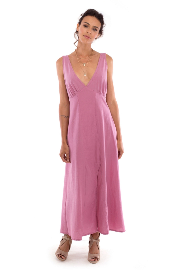 RAVENS VIEW IBIZA Damen vegan Kleid Fay Violet