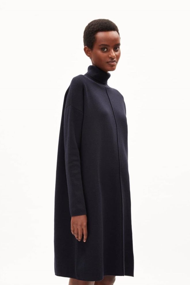 ARMEDANGELS Damen vegan Kleid Stiniaa Blau