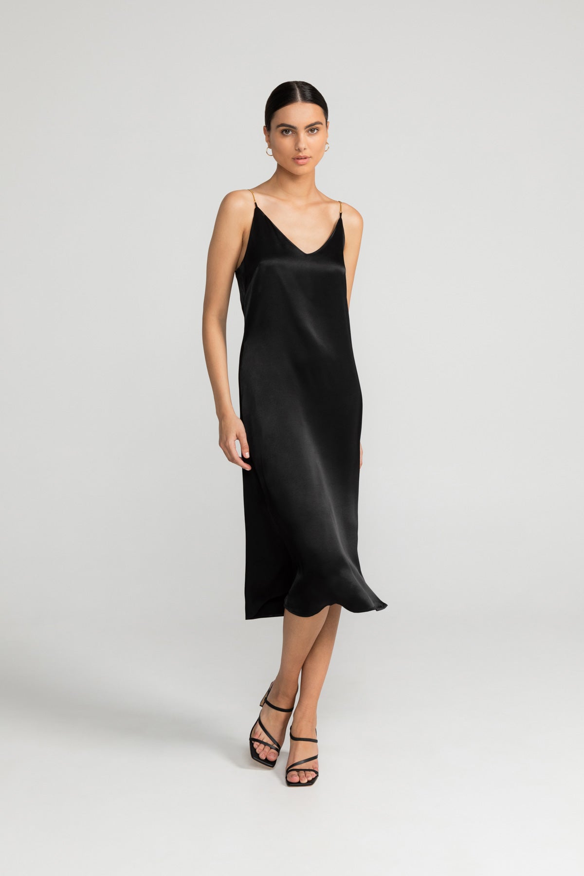 Lovjoi Damen vegan Kleid Elanie Schwarz
